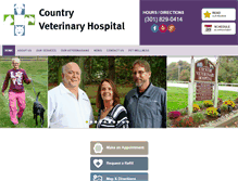 Tablet Screenshot of countryveterinaryhosp.com